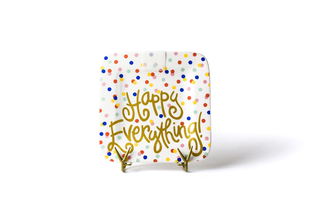HAPPY DOT MINI HAPPY EVERYTHING SQUARE PLATTER