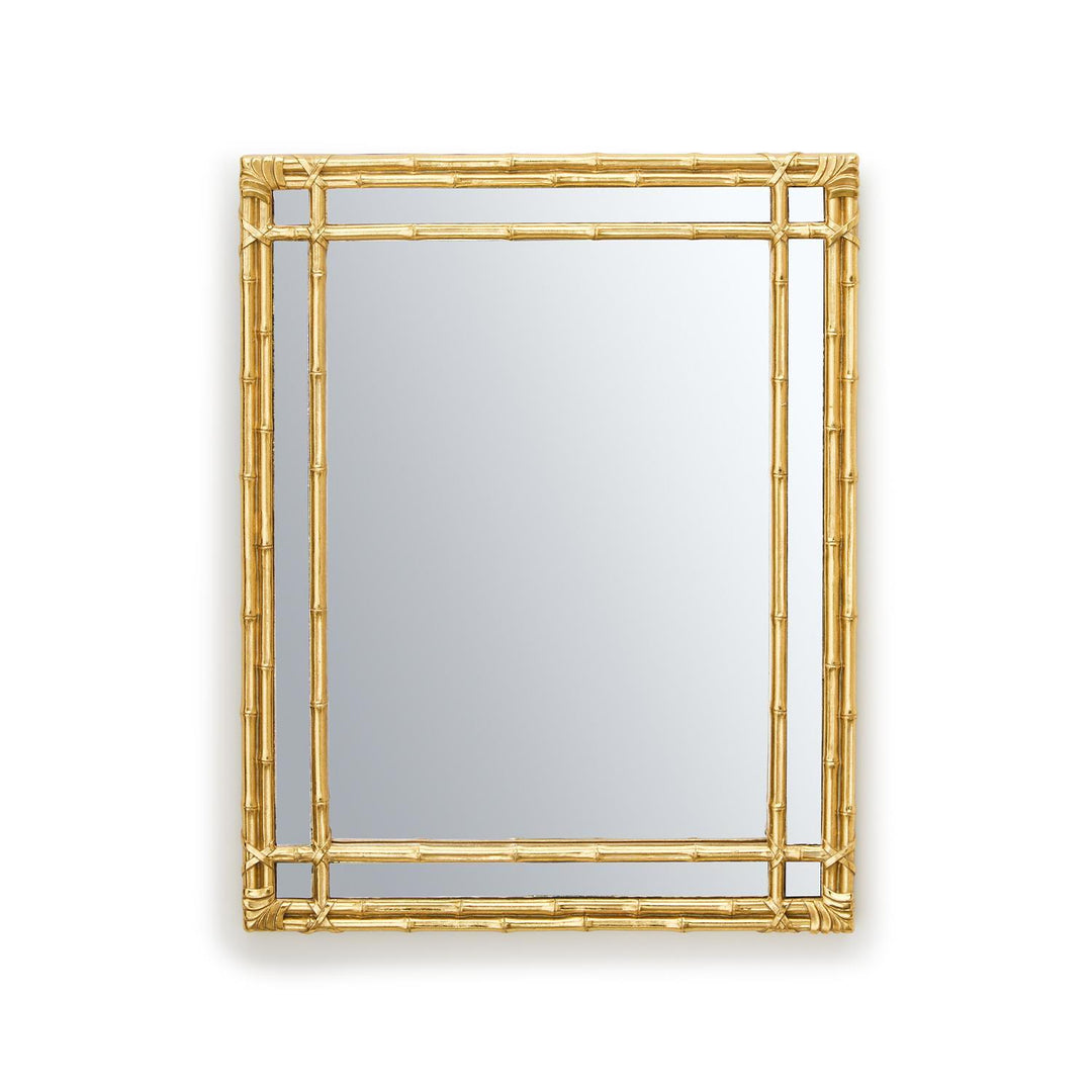 golden bamboo mirror