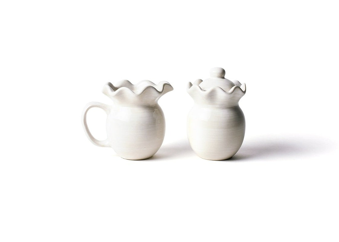 SIGNATURE RUFFLE CREAM & SUGAR SET