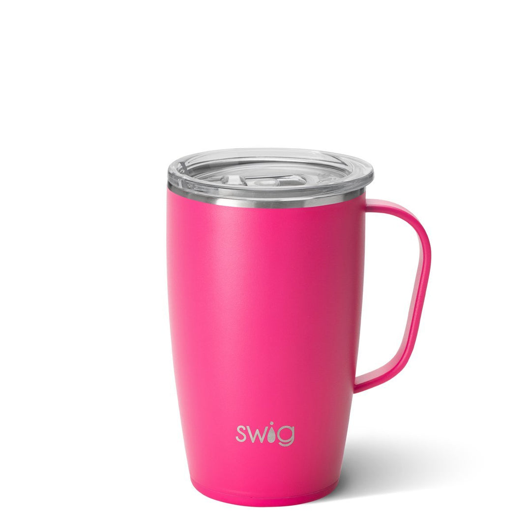 MATTE HOT PINK 18oz MUG