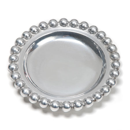 SMALL BEADED EDGE ROUND TRAY