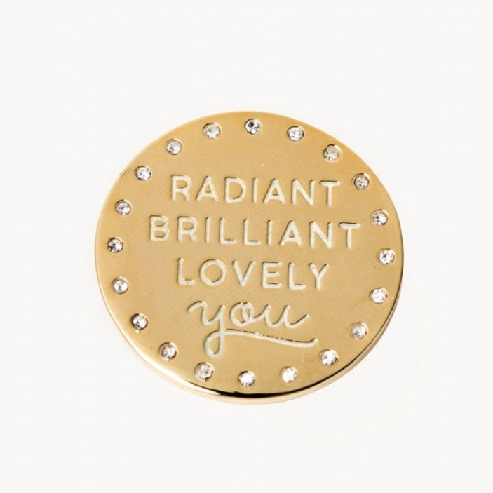 RADIANT BRILLIANT LOVELY LOCKET NOTE