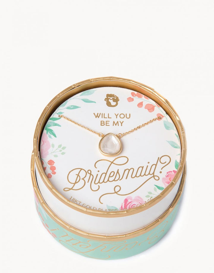 sea la vie bridesmaid necklace
