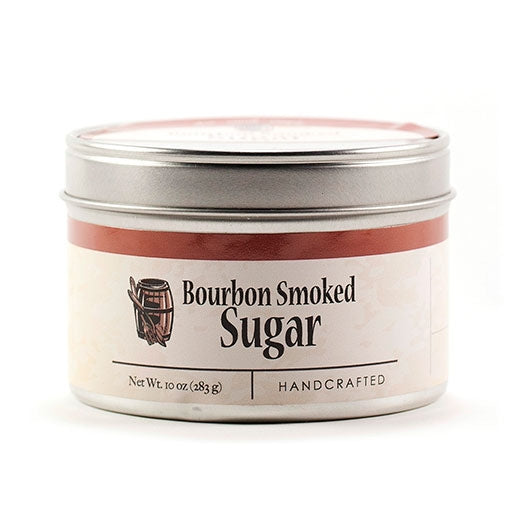 BOURBON BARREL SMOKED SUGAR TIN