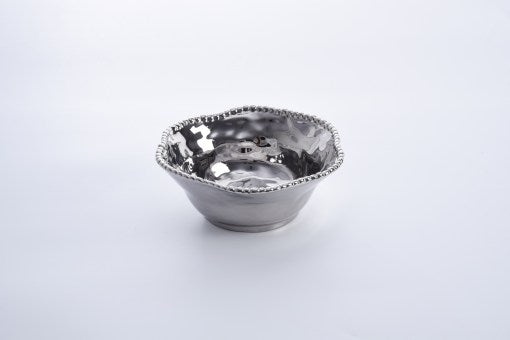 SILVER VERONA SALAD BOWL