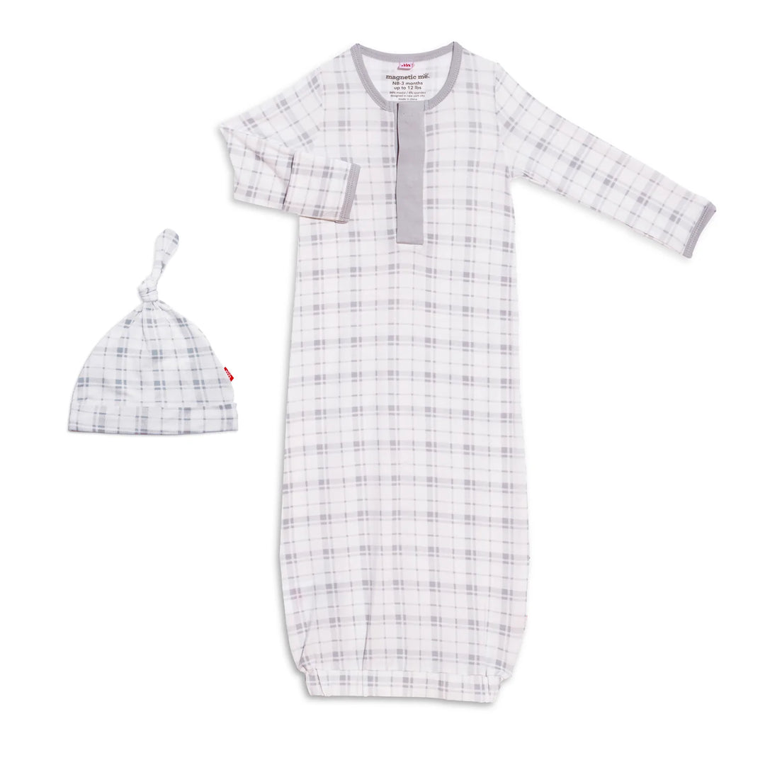 PLAIDVENTURE MODAL GOWN SET