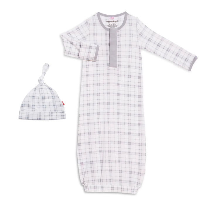 PLAIDVENTURE MODAL GOWN SET