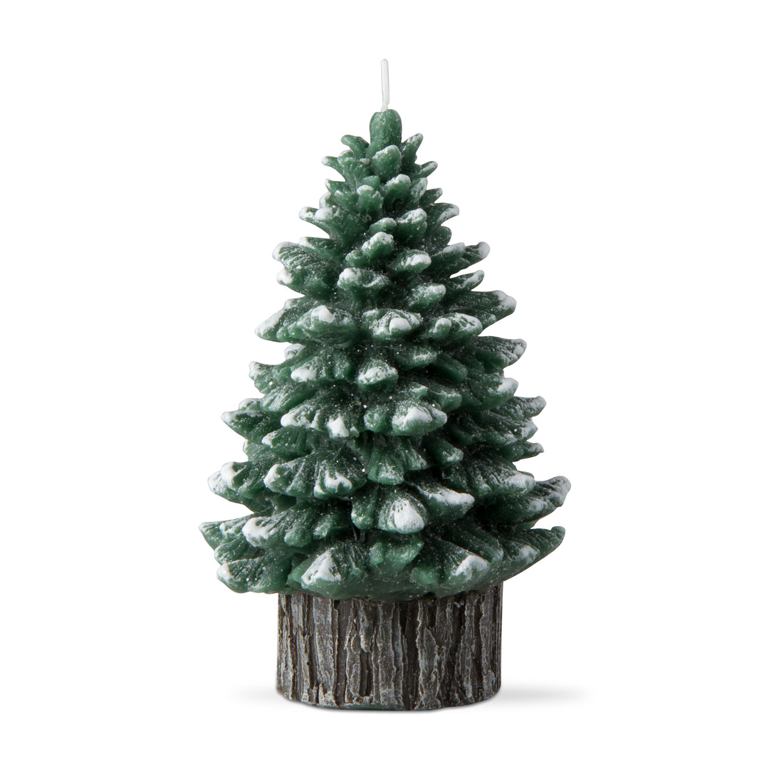 TAG SPRUCE RUSTIC TREE CANDLE, MEDIUM