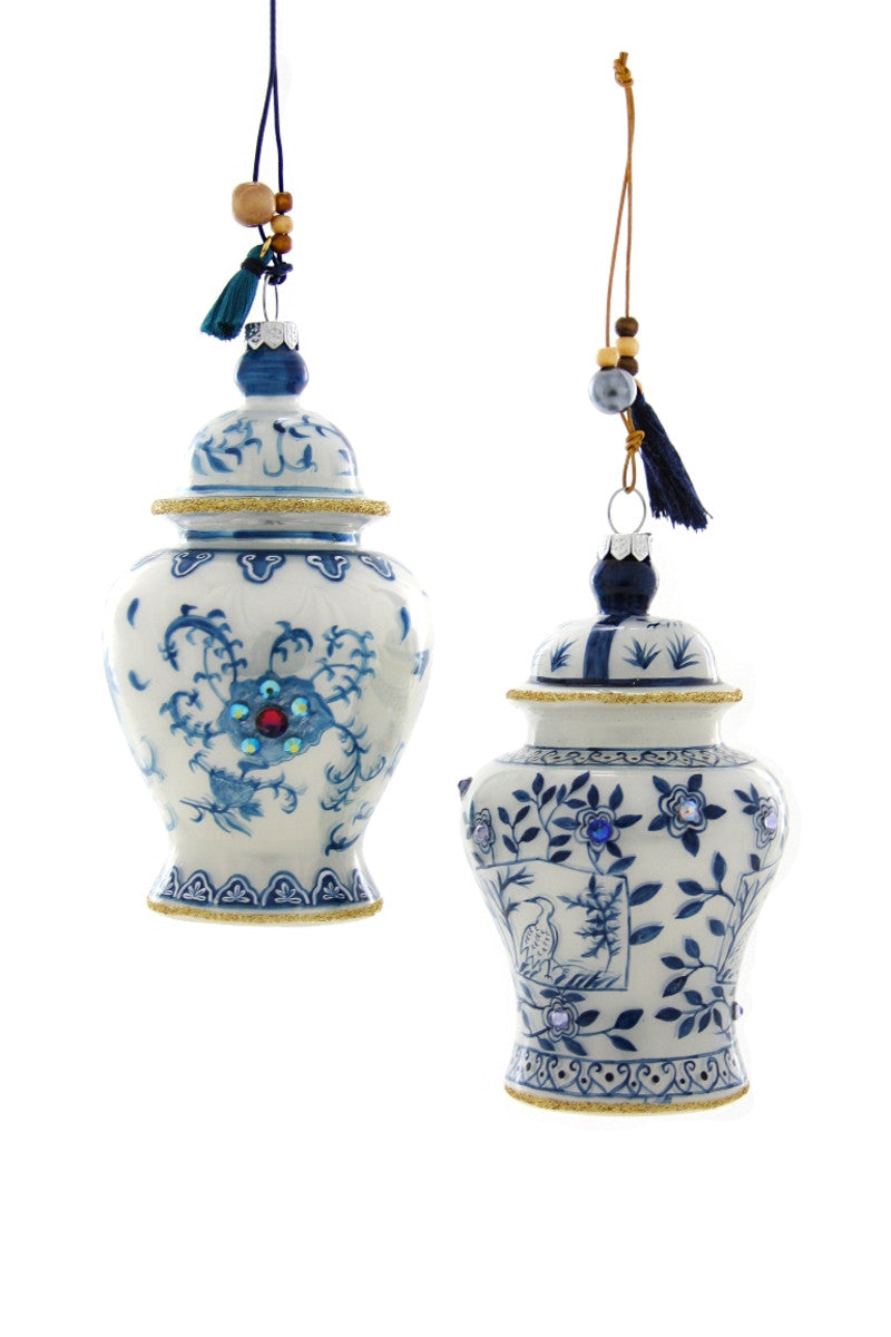 Blue & White Ginger Jar Ornaments