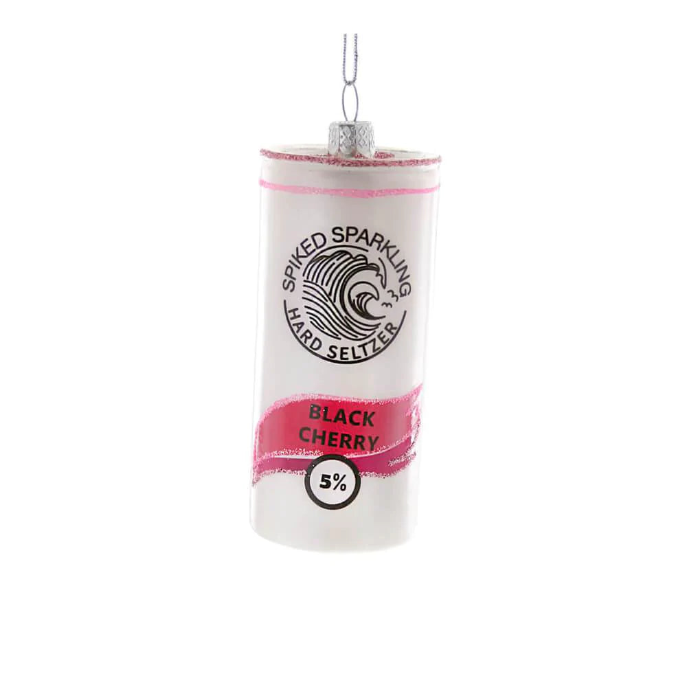 SPIKED SPARKLING SELTZER ORNAMENT
