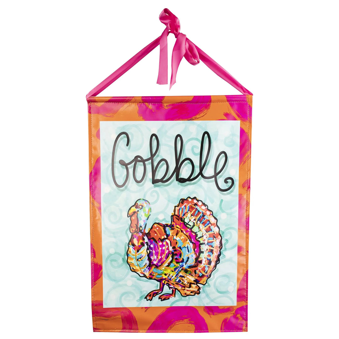 GOBBLE TURKEY DOOR BANNER