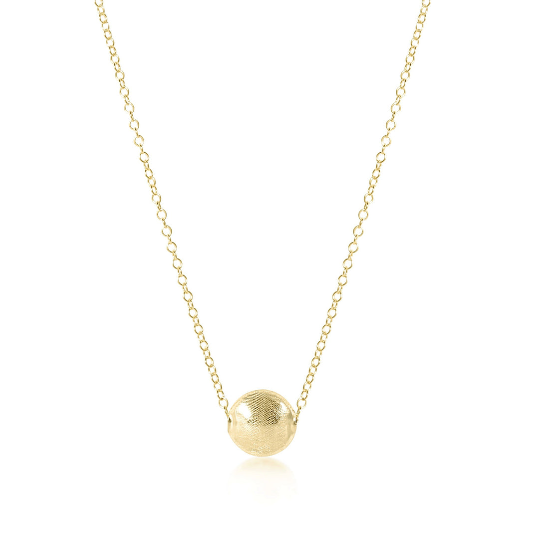16" NECKLACE GOLD, HONESTY