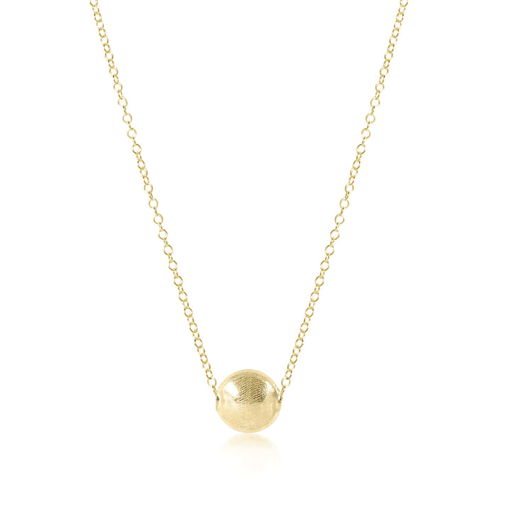 16" NECKLACE GOLD, HONESTY