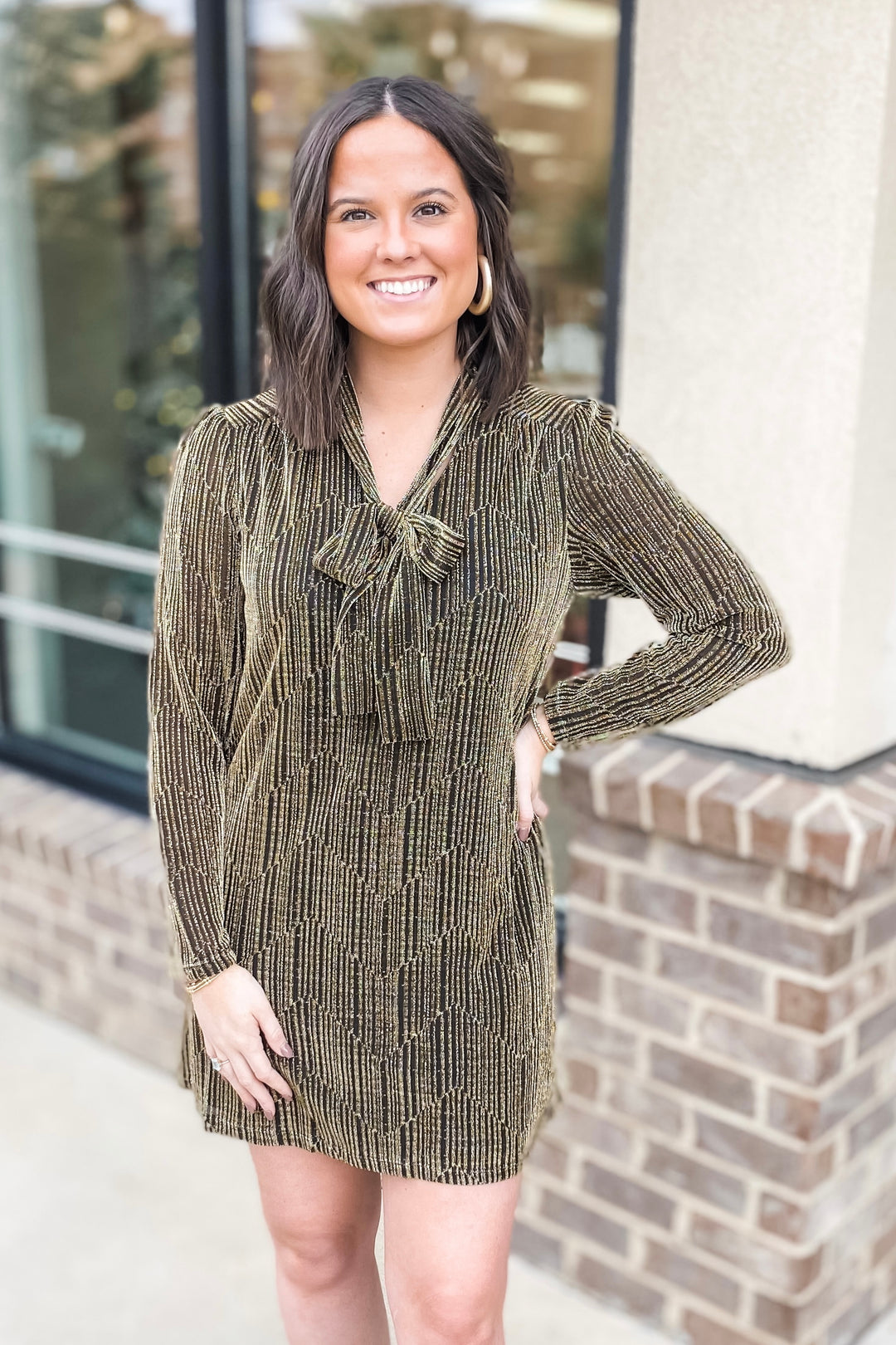 GOLD SHIMMER DRESS