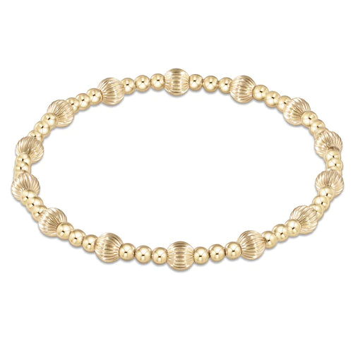 EXTENDS - DIGNITY SINCERITY PATTERN 5MM BEAD BRACELET