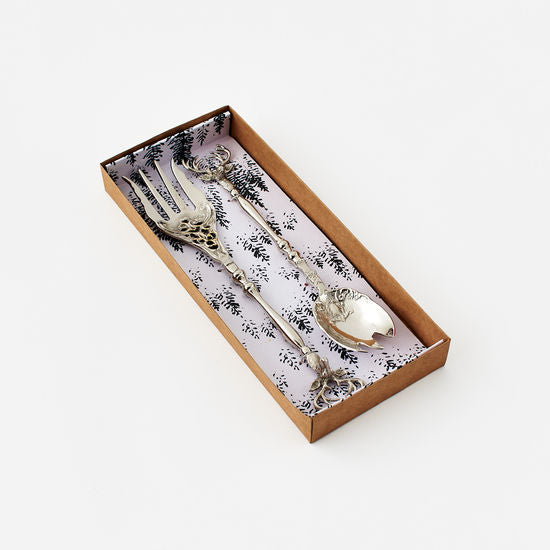 DEER SERVING UTENSILS