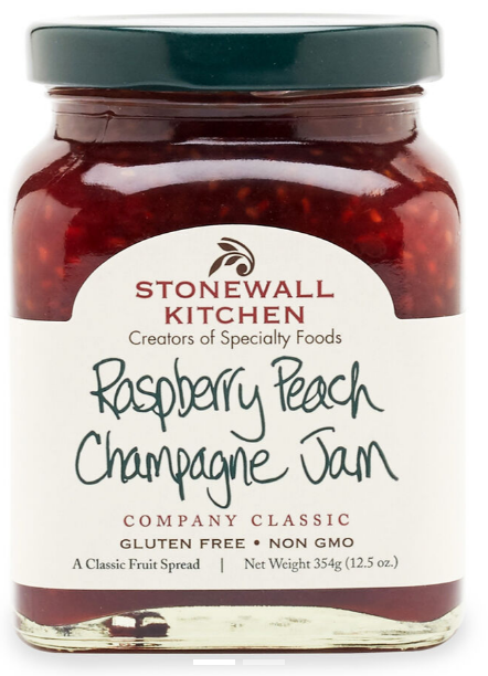 RASPBERRY PEACH CHAMPAGNE JAM