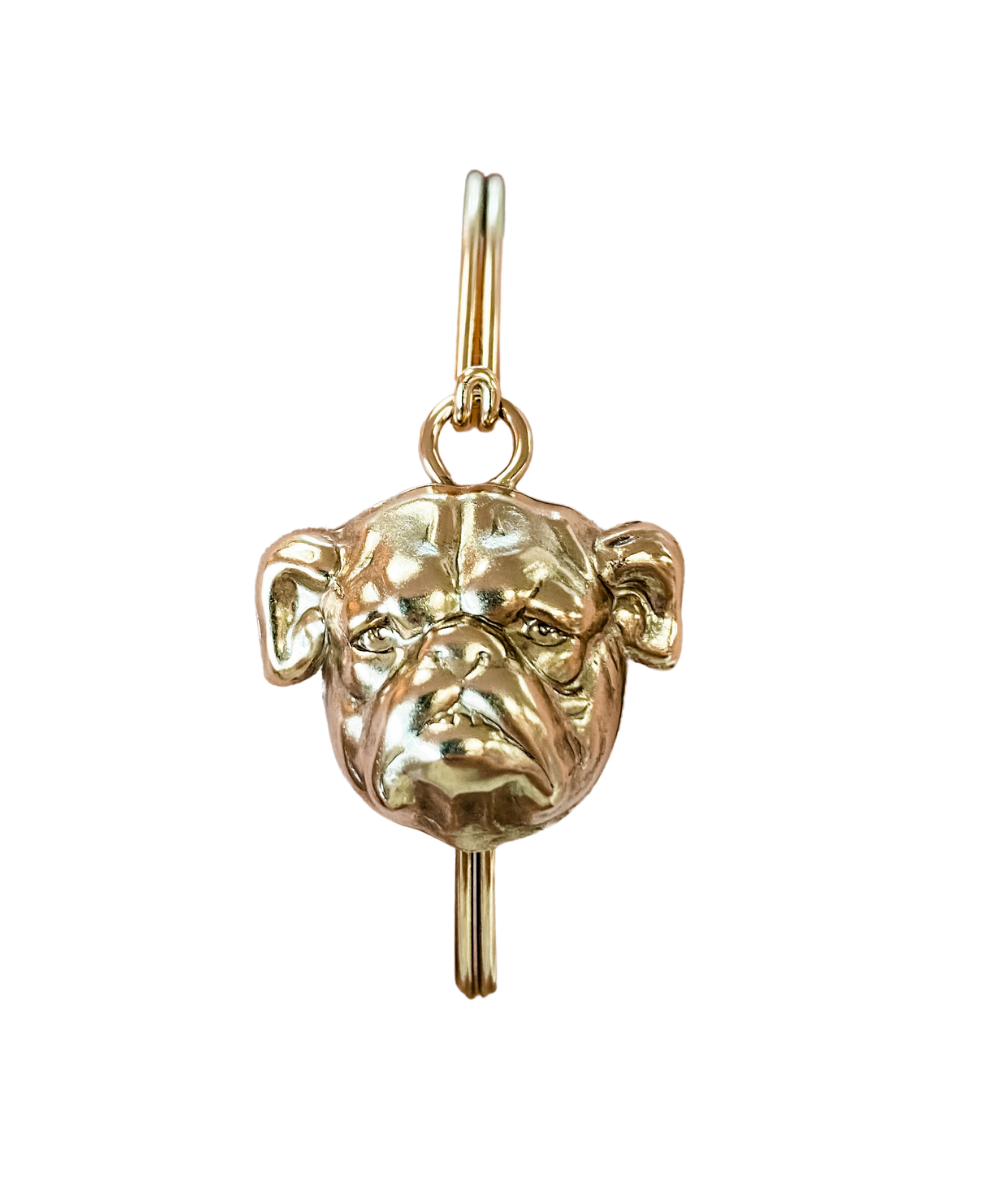 Bulldog on sale charm gold