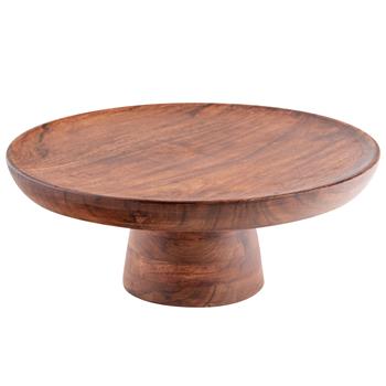SIERRA WOOD CAKE STAND