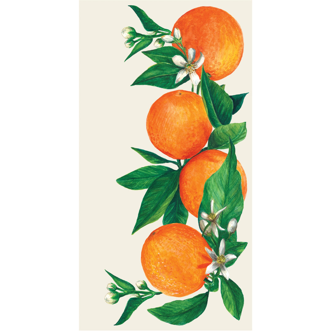 ORANGE ORCHARD GUEST NAPKIN