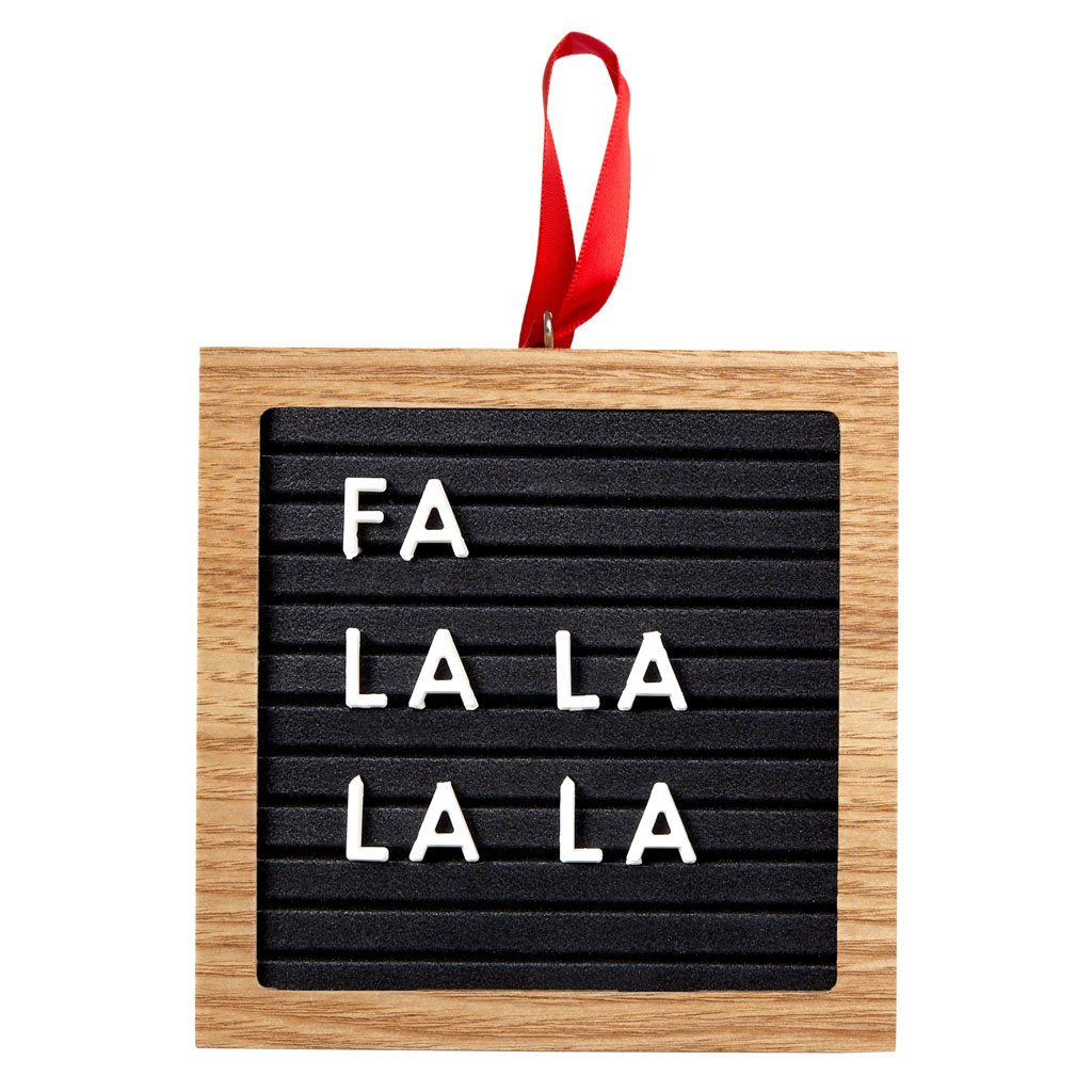 LETTERBOARD ORNAMENT SET