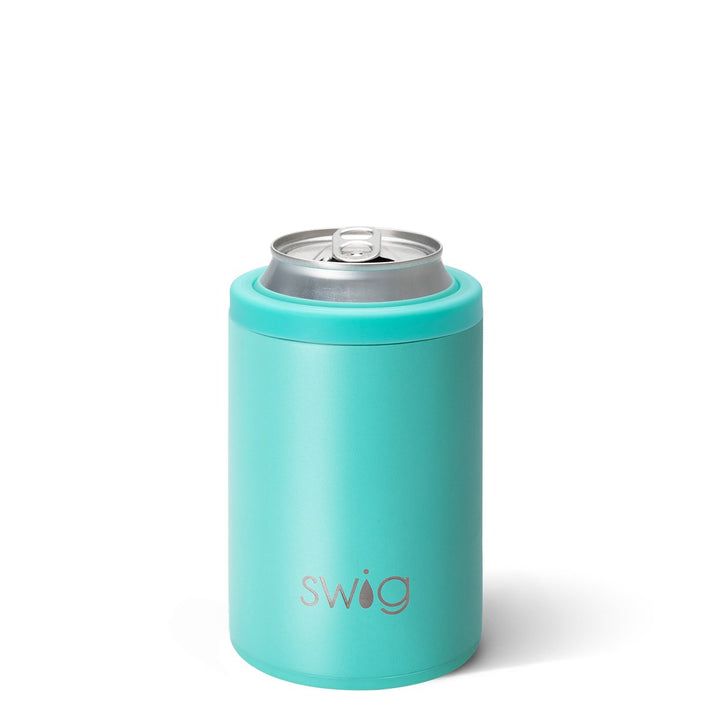 SWIG MATTE AQUA CAN+BOTTLE COOLER COMBO, 12OZ