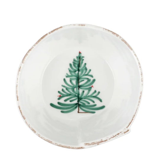 MELAMINE LASTRA HOLIDAY CEREAL BOWL
