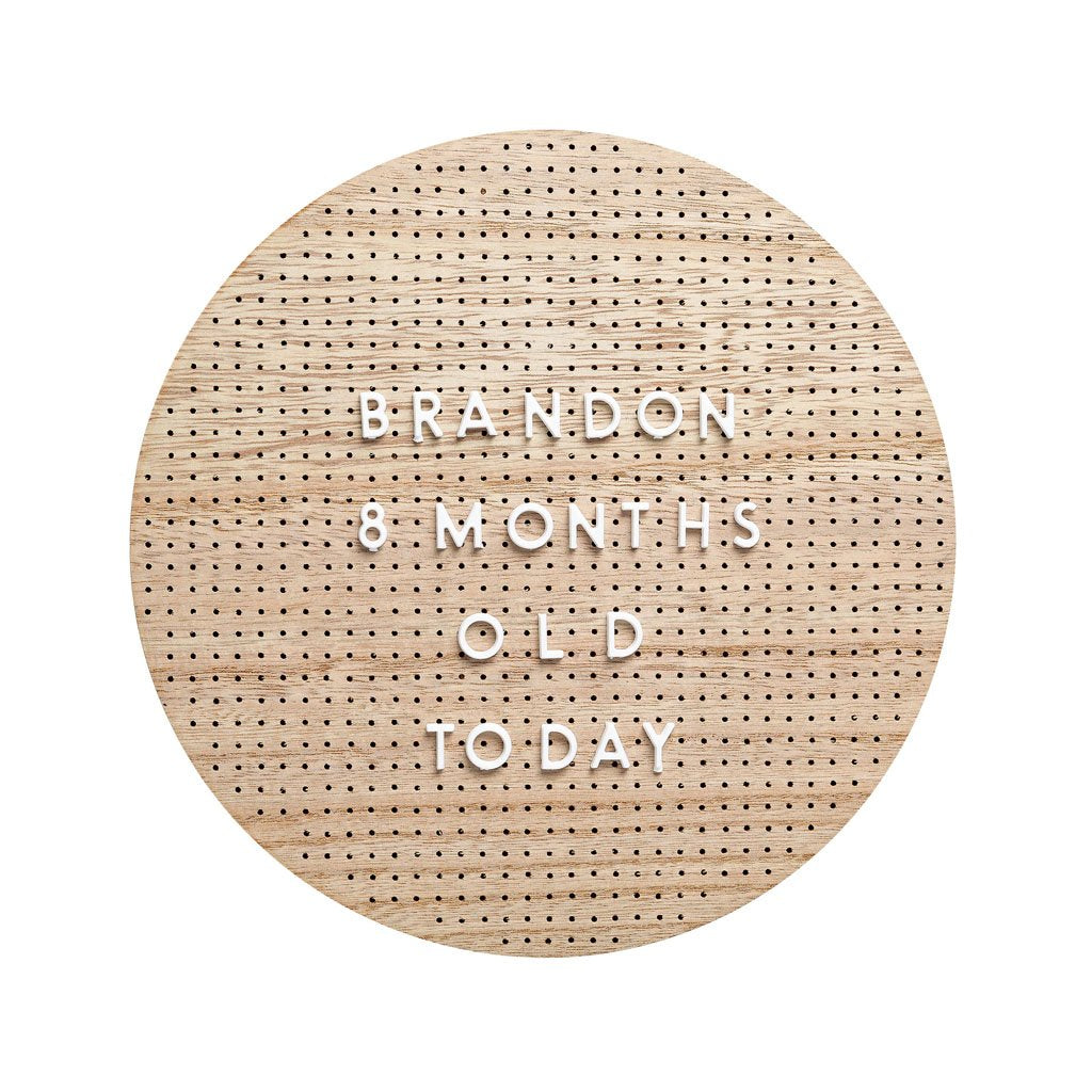 CIRCLE PEG LETTERBOARD