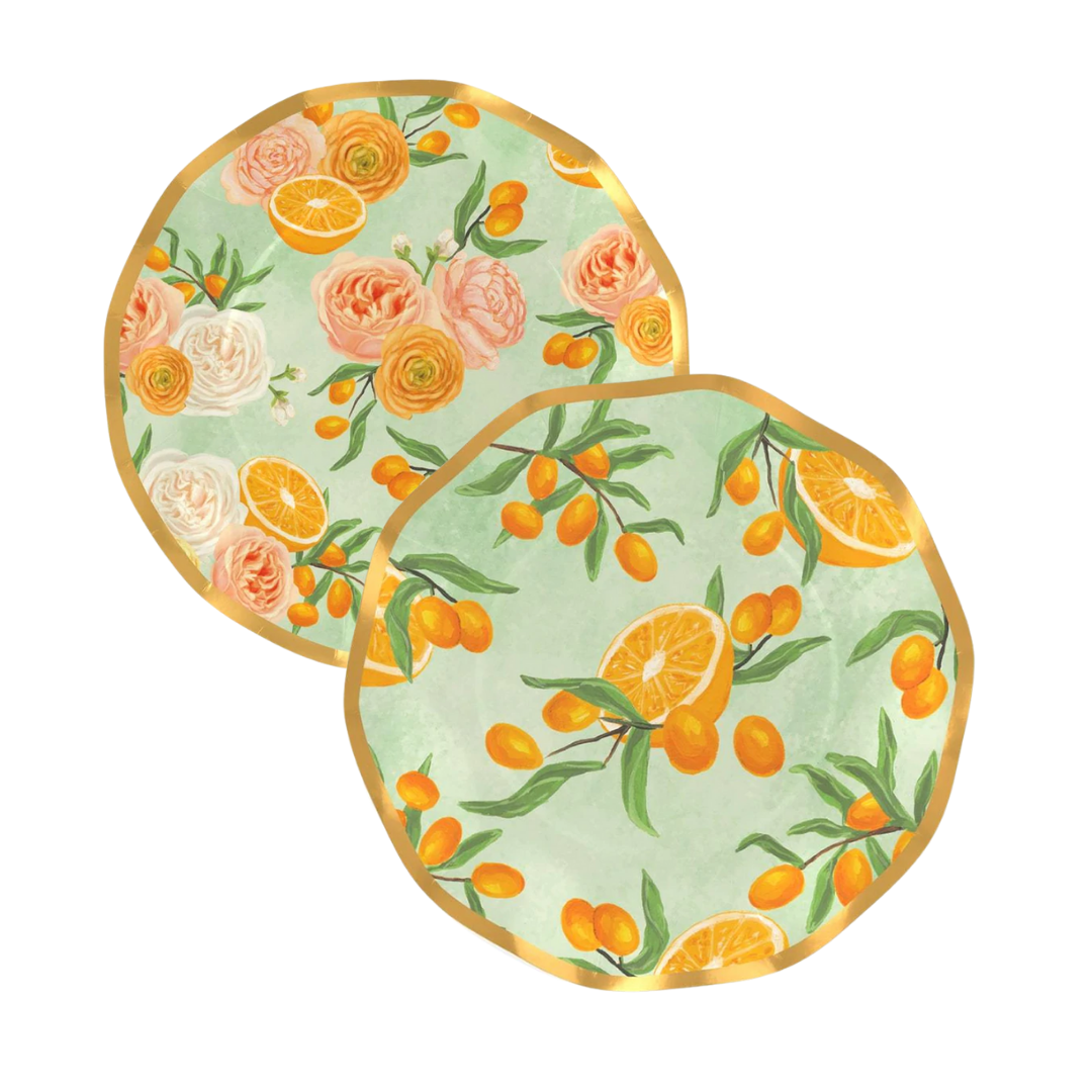 FINAL SALE WAVY MIMOSA PLATE