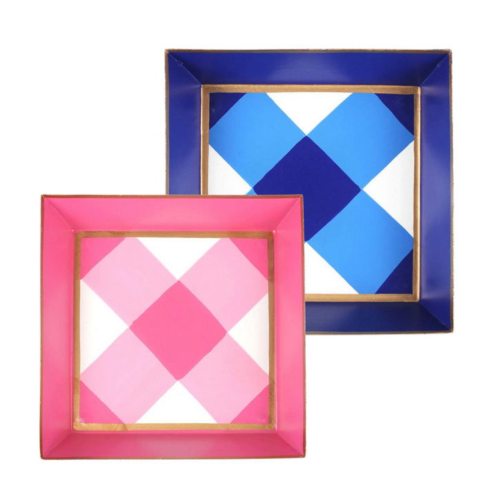 BUFFALO PLAID COCKTAIL NAPKIN TRAY