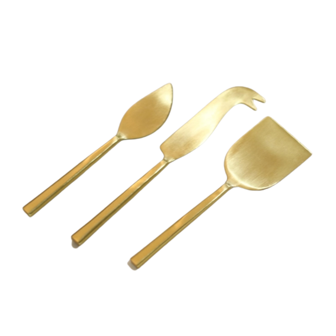 GOLD CHEESE KNIFE SET