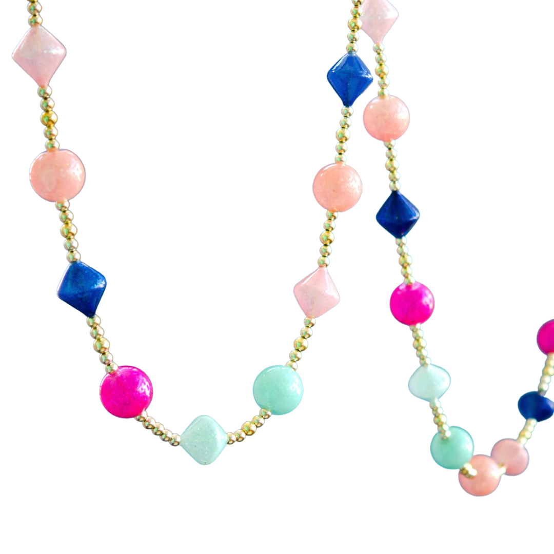 RAINBOW GLASS GLITTER GARLAND