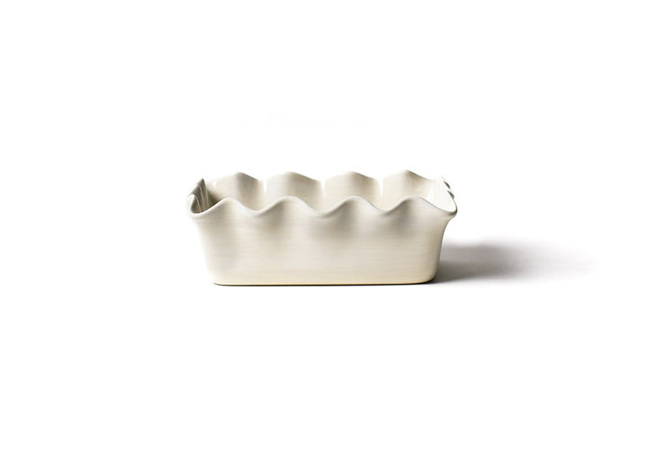 WHITE SIGNATURE RUFFLE LOAF PAN