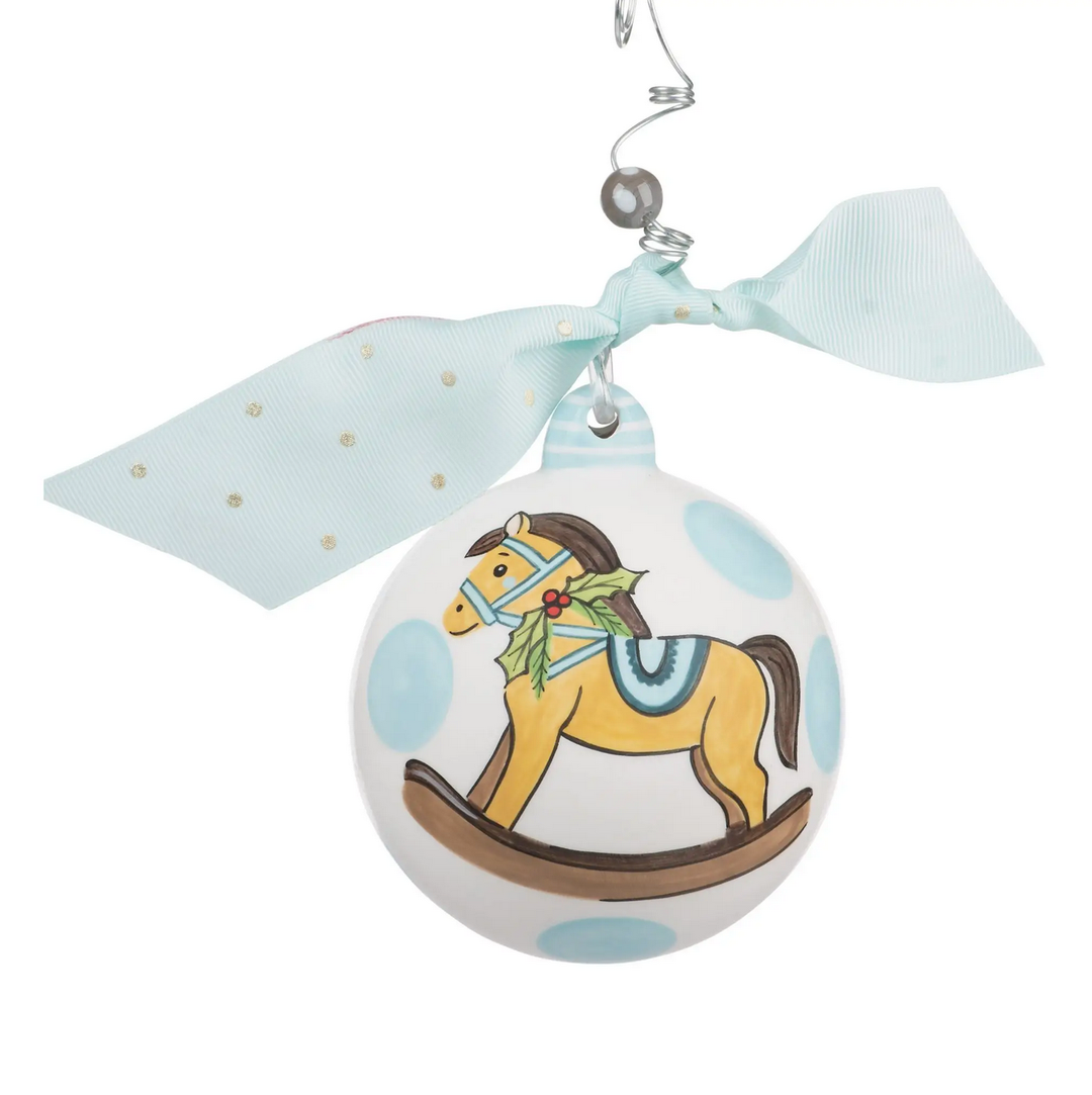 BABY'S 1ST ROCKING HORSE BLUE