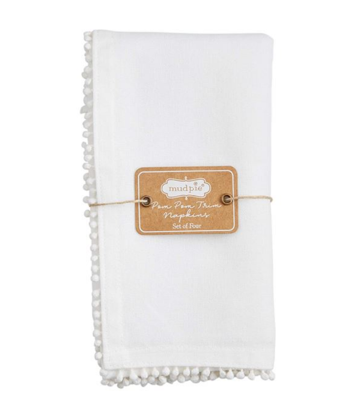 COTTON POM NAPKINS