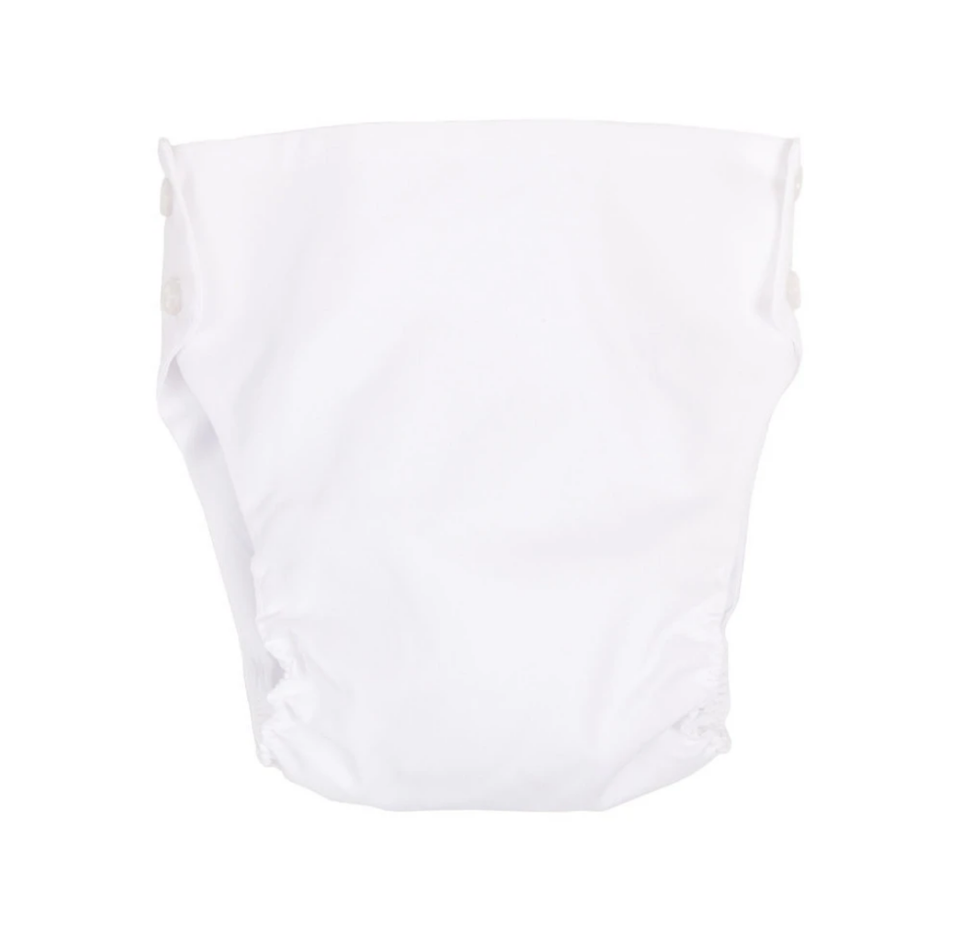 WHITE DALTON DIAPER COVER