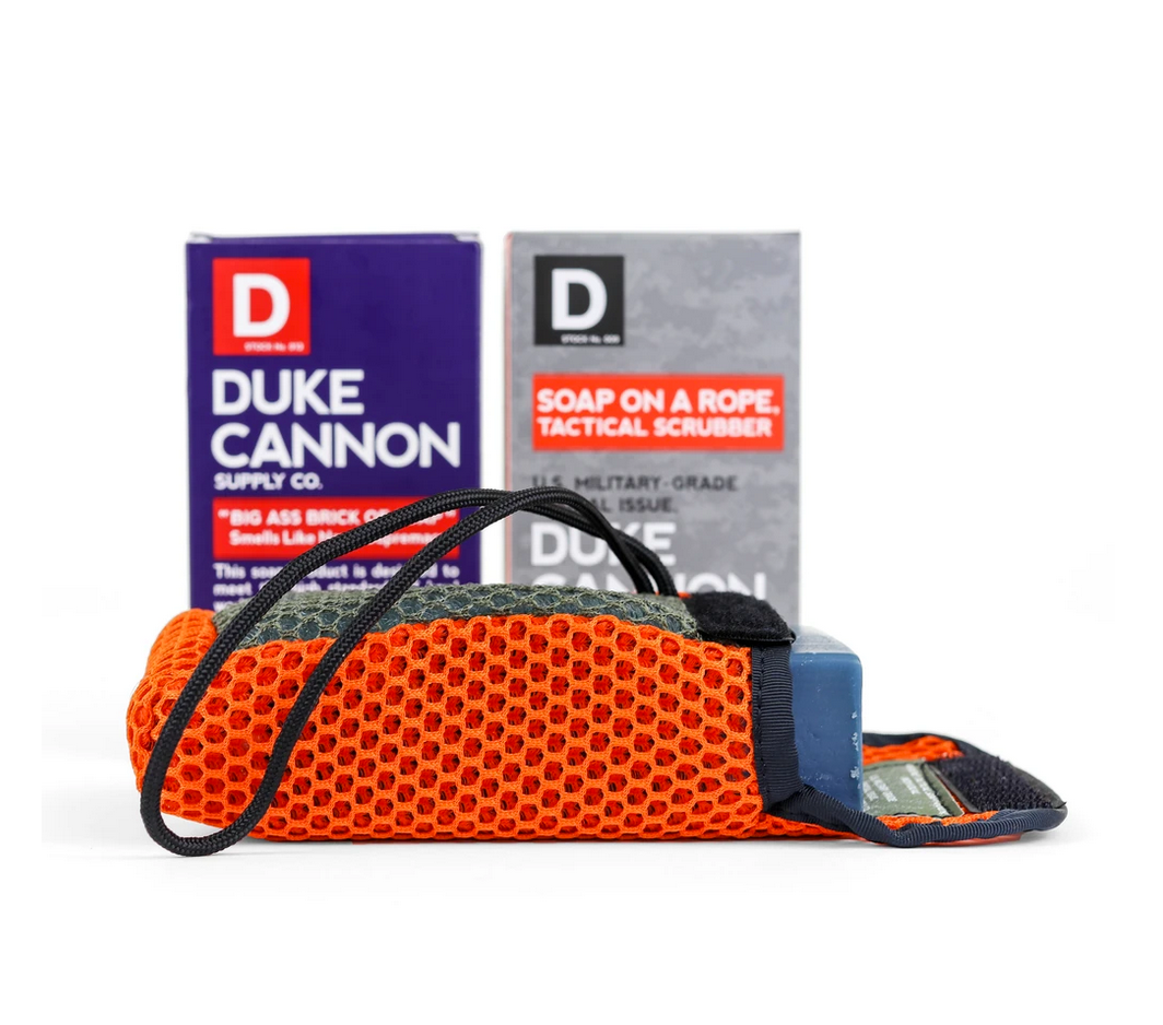 TACTICAL SOAP ON A ROPE BUNDLE PACK IN BIG AMERICAN BOURBON SOAP