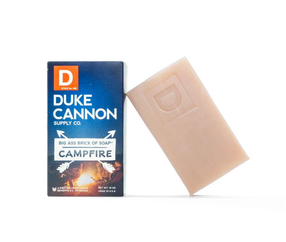 BIG ASS BRICK OF SOAP IN CAMPFIRE