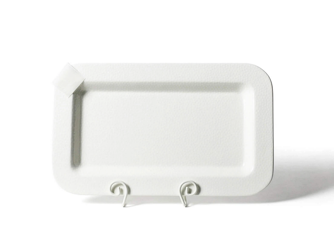 WHITE SMALL DOT MINI ENTERTAINING PLATTER
