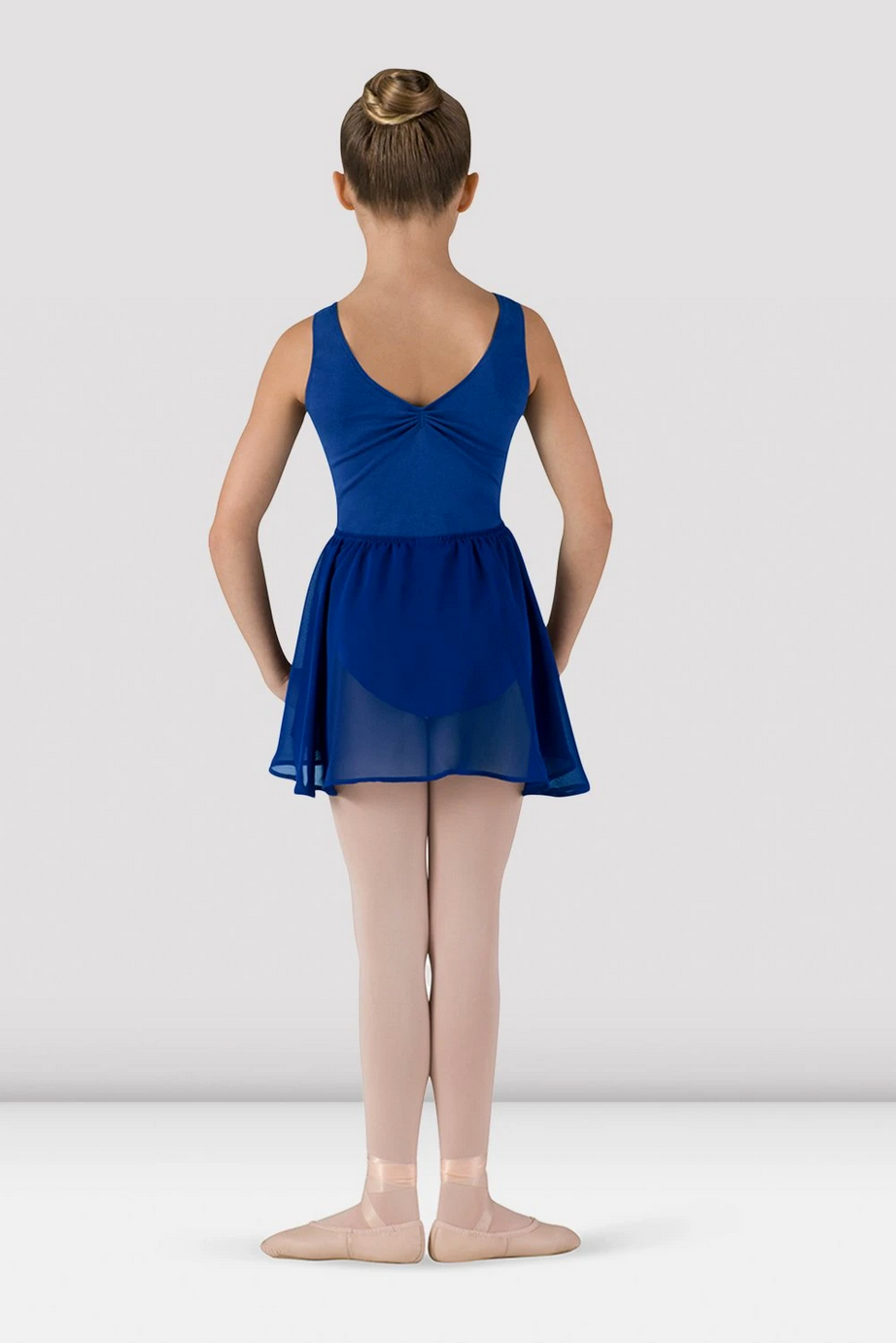 ROYAL BLUE BALLET MOCK WRAP SKIRT