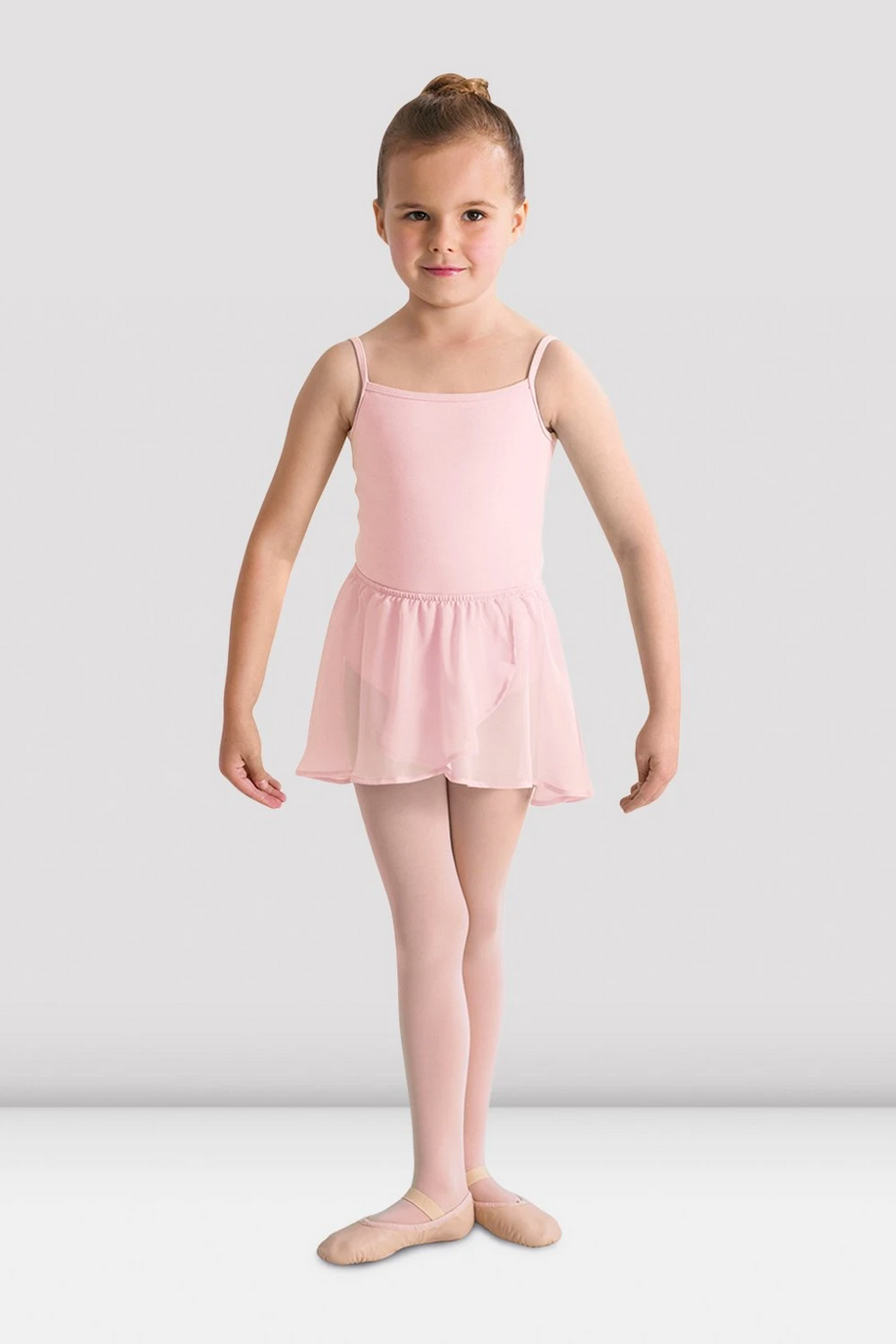 LIGHT PINK BALLET MOCK WRAP SKIRT