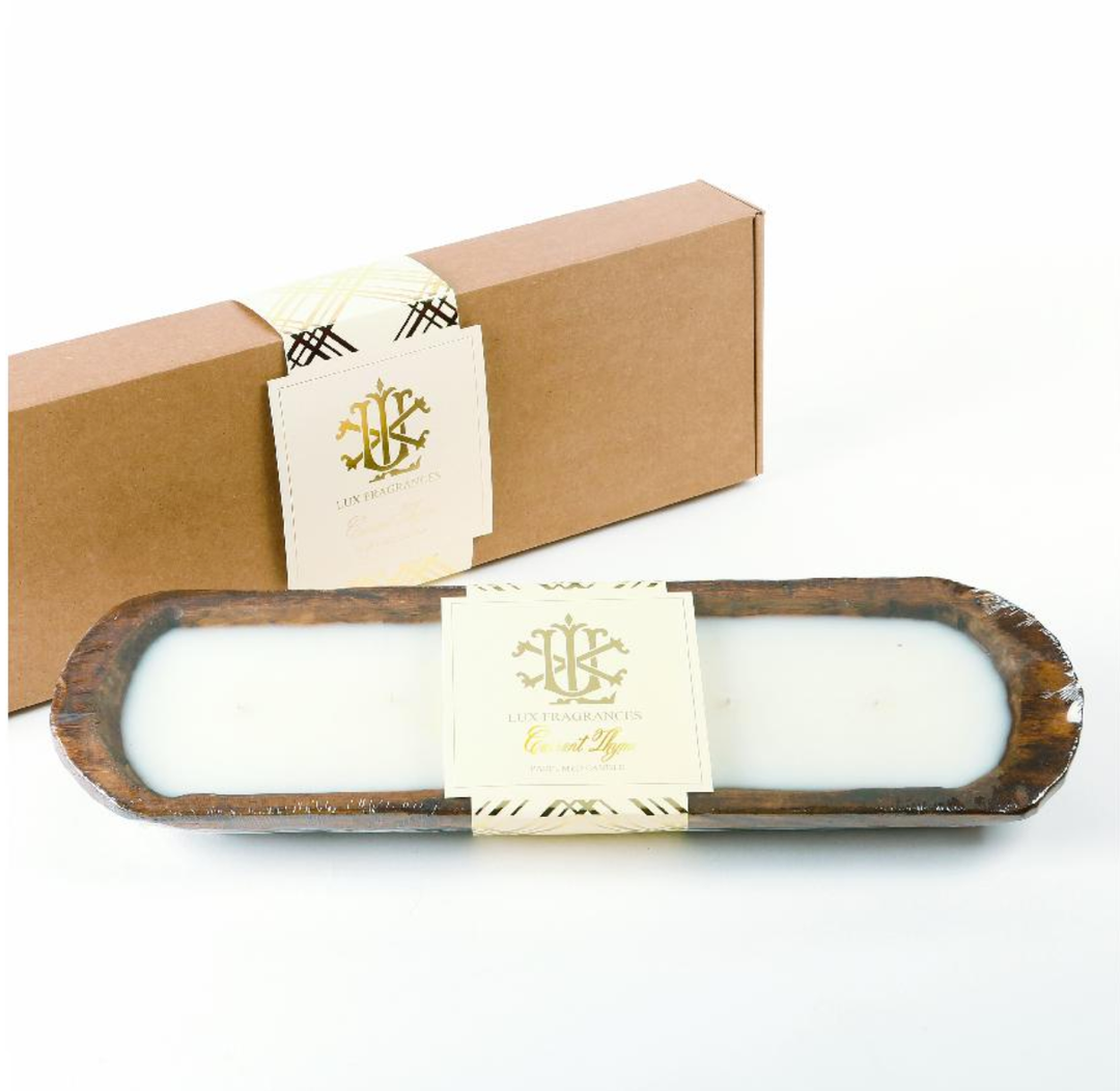 5 WICK CURRANT THYME DOUGH BOWL CANDLE