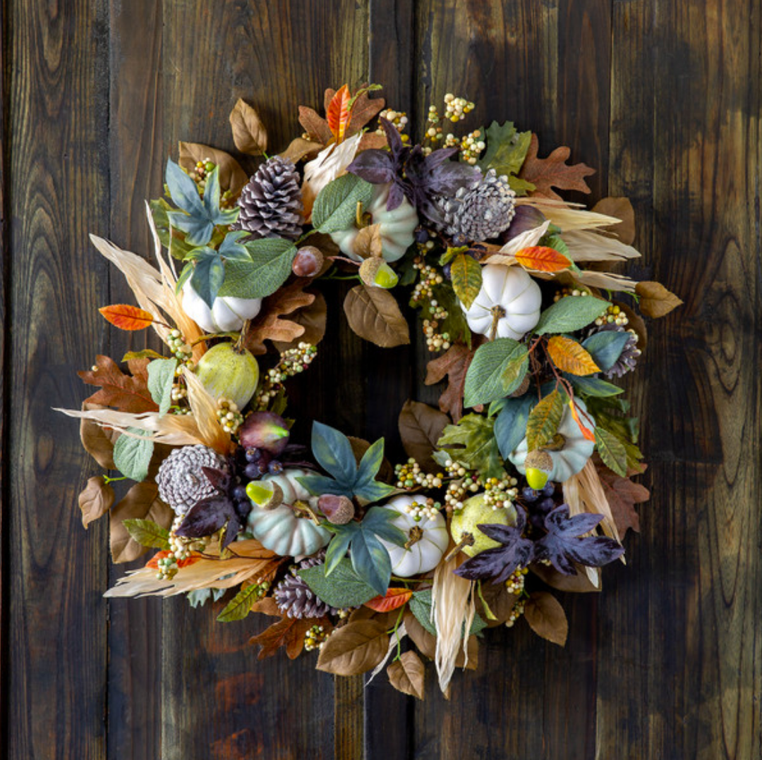 HUDSON VALLEY HARVEST WREATH