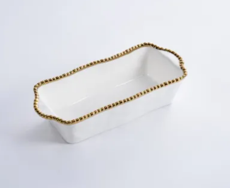 GOLDEN SALERNO LOAF BAKING DISH