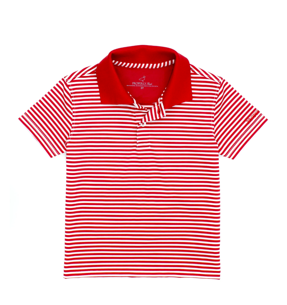 RED STRIPE DALLAS POLO