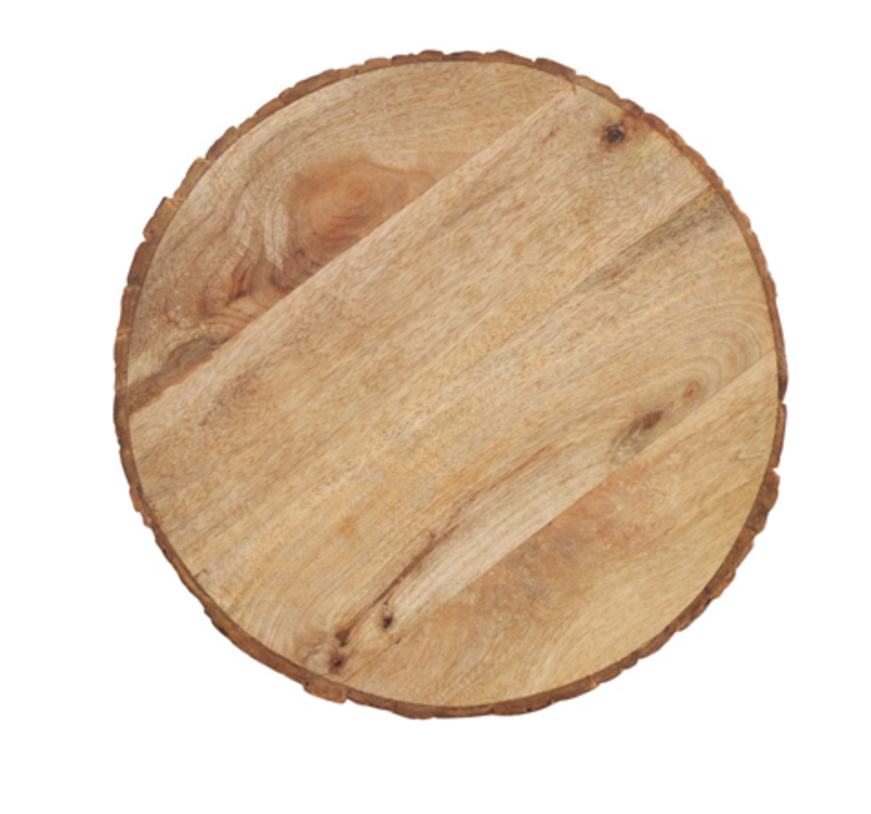 BARK WOOD RIM CHARGER