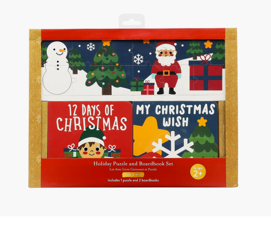 CHRISTMAS BOARD BOOK & HOLIDAY SET