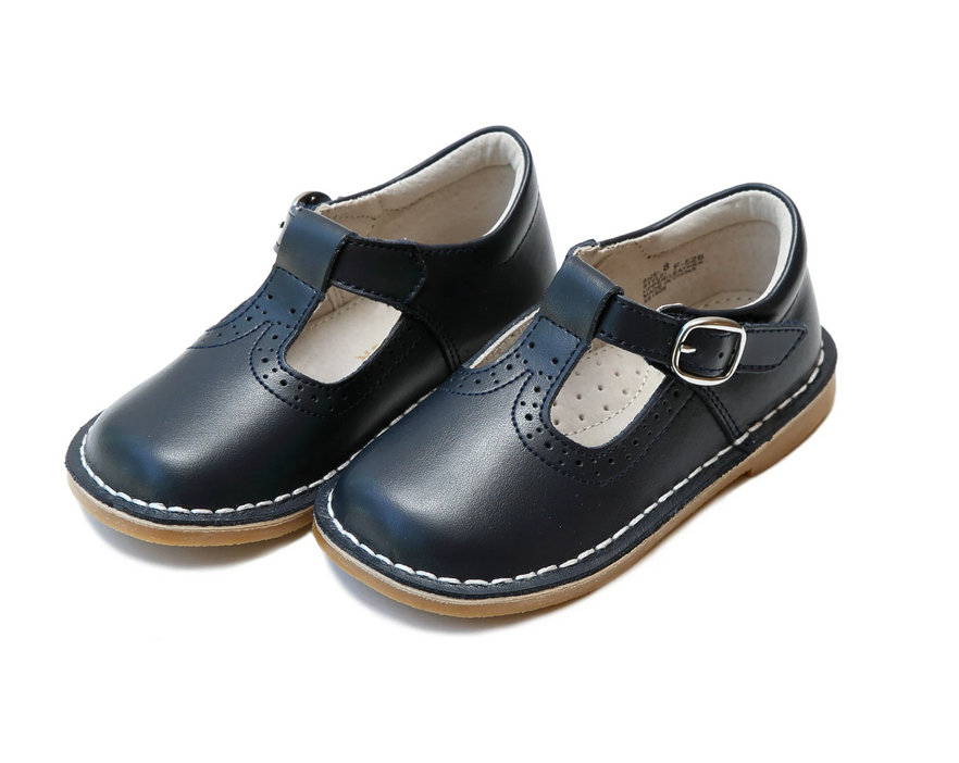 NAVY FRANCES T-STRAP MARY JANE
