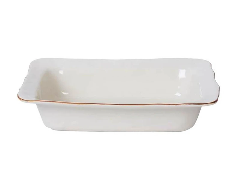 CANTARIA SMALL RECTANGULAR BAKER WHITE