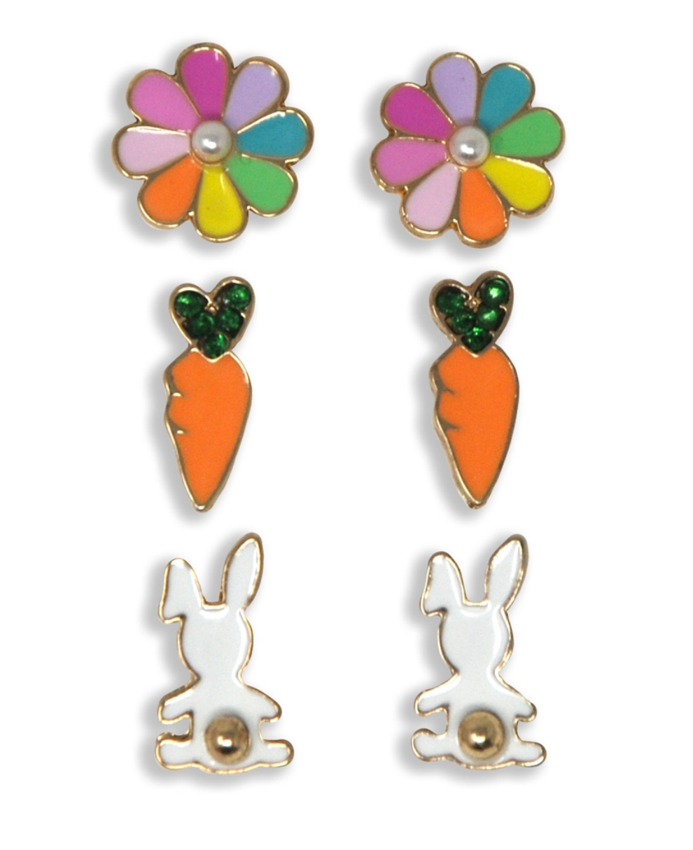 BUNNY GARDEN EARRING SET